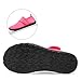 Rechtmien Girls Toddler Kid Water Shoes Quick Dry Barefoot Beach Non-Slip Sports Shoes Pool Lightweight Water Park Swim Garden Aqua Shoes Rose 1.5 Big Kid