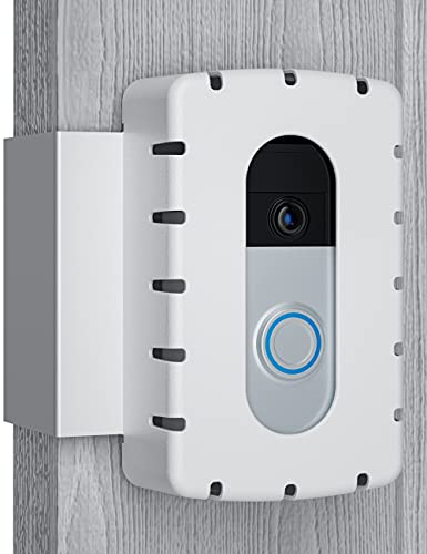 COOLWUFAN Anti-Theft Video Doorbell Door Mount, Upgraded Version Doorbell Door Mount for Home Apartment Office Room, Fit for Most Kind Brand of Video Doorbell