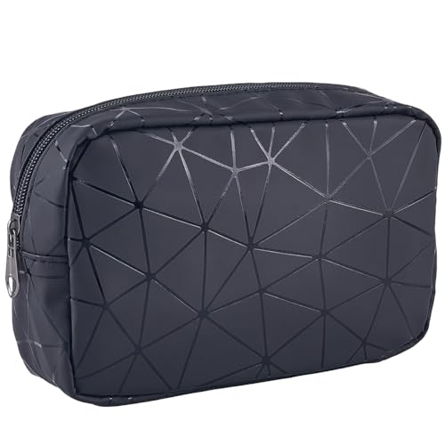 CREATCABIN Neceser de Viaje, Neceser, Neceser, Organizador de Cosméticos, Portátil, Impermeable, Gran Capacidad, con Cremallera, Lavable, Regalo para Nadar, Vacaciones, Mujeres, Novias, Familia, 8.27x