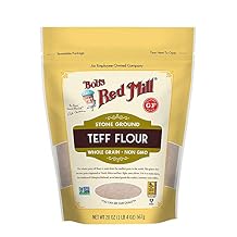Bobs Red Mill Teff Flour, 20 Oz Pack of 3