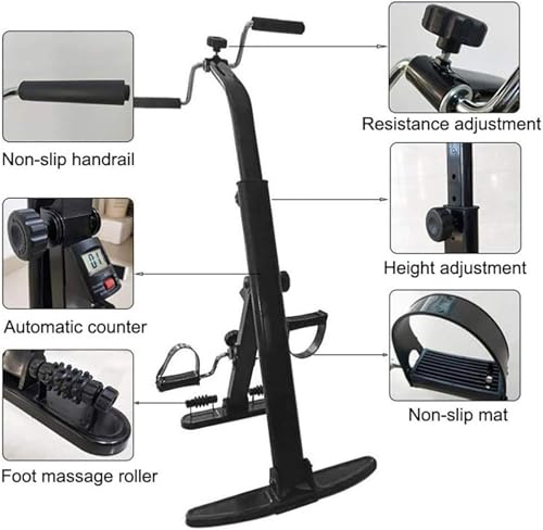Bicicleta estática plegable para entrenamiento de brazos y piernas miniatura 3