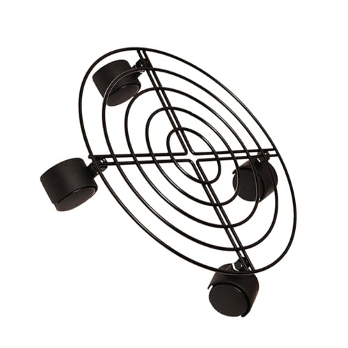 LIXSAZSE Ruedas de Nailon para macetas móviles de Exterior, con Pintura para Hornear, duraderas, giratorias y Patas para Exteriores.