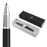 Parker IM Premium Stylo Roller | Collection Legacy of Flight | Finition Chrome | Pointe Fine | Encre Noire | Boîte Cadeau