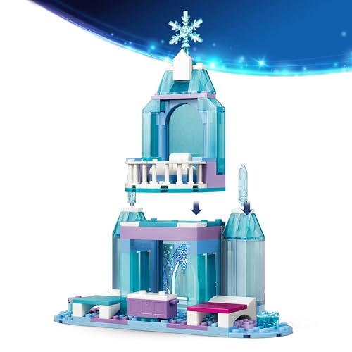 Image of LEGO ǀ Disney Frozen Elsa's Ice Castle & Snow Ride Adventure - Toy Building Set for Ages 4+ - 43281