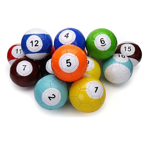 Bolas de fútbol para billar humano en cuero resistente para interiores y jardín 7