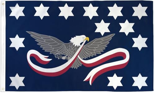 Bandera de rebelión de whisky de 3 x 5 pies, decoración histórica