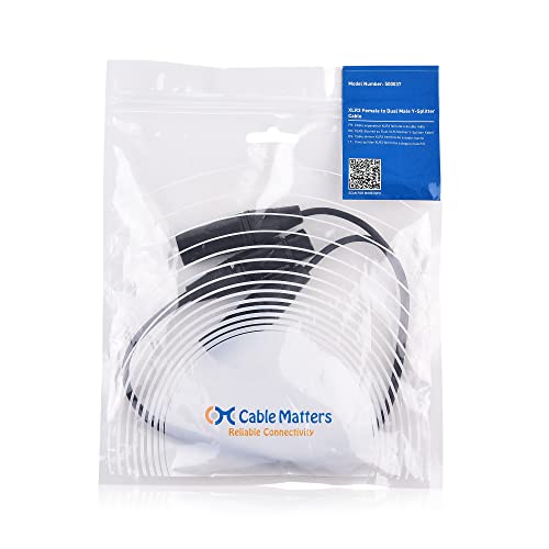 Cable Matters 500037-E Balanced Xlr Splitter Cable 1.5Ft / 0.5M thumb #7