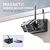 eRapta Wireless Backup Camera Magnetic: 5” Portable, 1-Min Install-Free Trailer Backup Camera with FHD1080P, Infrared Night Vision, 150° Wide-Angle View for Trailer/RV/Truck/Car/Tractor ACT501
