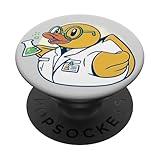 Scientist Rubber Duck Cartoon Design