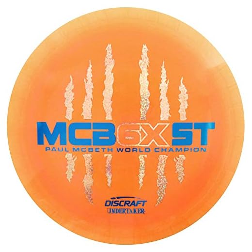 Discraft Limited Edition Paul McBeth 6X Commemorative McBeast Stamp Undertaker Distance Driver Golf Disc - Colors Will Vary