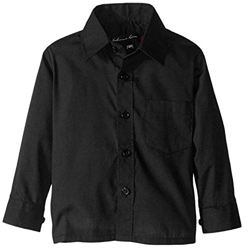 Image of Boy's Long Sleeves Solid Dress Shirt #JL32