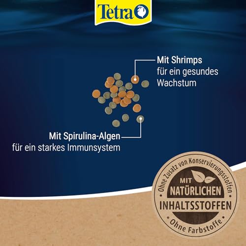 Tetra Wafer Mix - Fischfutter für alle Bodenfische (z.B. Welse) und Krebse, für gesundes Wachstum und Vitalität, 250 ml Dose – Bild 5