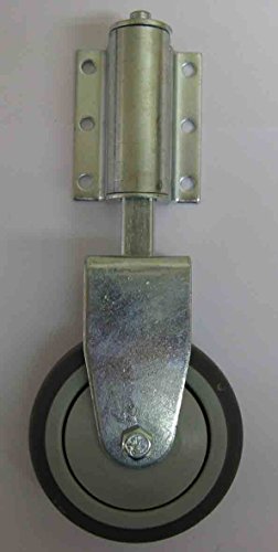 Leiterbockrolle - Bockrolle - Federrollen -Leiterrolle - Rad ø 75mm Leiterrolle gefedert Cover