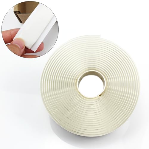 Image of White Butyl Tape RV Sealant Highlight Tape,16.4Ft /5M | Waterproof, Putty Tape for Repair Window Glass and EDPM Boat Sealing Roof Pipe Patching