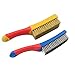 DGOL 10.6 oz 300g Spring Handle Welding Chipping Hammer with 2 pack Nylon Clean Brush and 2 packs Steel Wire Brush 5 in 1 Kit