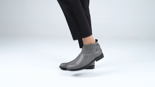 Amazon.com | QLPOU Men's Genuine Leather Pointed Toe Dress Chelsea
