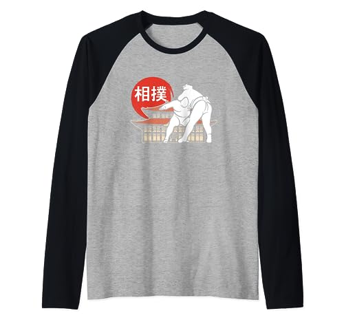 Sumo Wrestler | Lucha japonesa | Sumo Fighters Camiseta Manga Raglan