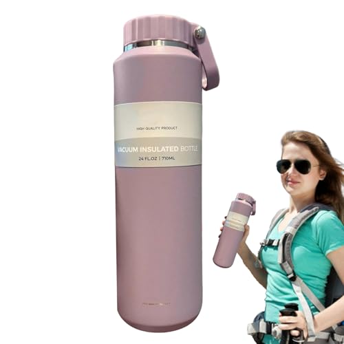 Botella de agua hermética de acero inoxidable con aislamiento al vacío de 24 oz 7