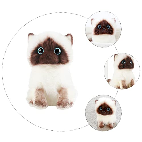 Peluche chat siamois Yardwe : doudou doux et décoration de chambre