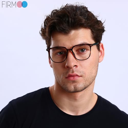 Image of Firmoo Blue Light Blocking Glasses Men Women Computer Gaming Glasses Square TR90 Frame Anti-Eyestrain UV400