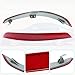 Jaronx Compatible with BMW Rear Bumper Reflector for X5 F15 2014-2018, Left & Right Rear Bumper Red Marker Lights Lens Trim, Tail Reflector Light Replacement for BMW 63147290091 63147290092