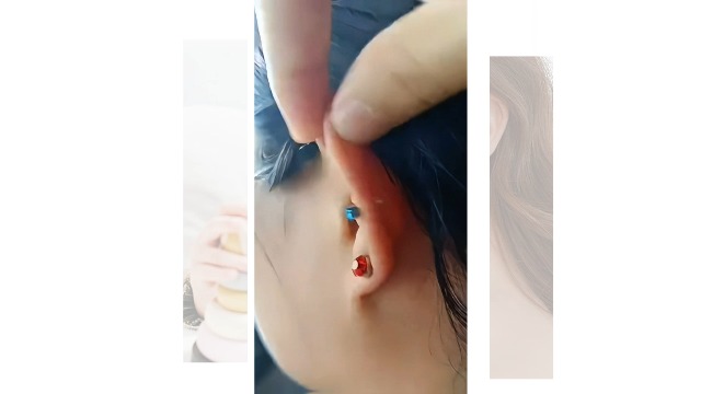 4 Paia di Orecchini in Acciaio Inossidabile per Uomo Donne Cerchio Orecchini Piercing (Argento