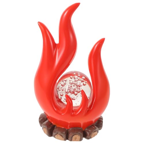 Statue abstraite effet feu Gatuida, le cadeau idéal pour décoration de table moderne