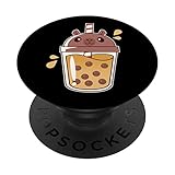 Photo Gallery cute kawaii bubble tea capibara - anime boba popsockets popgrip intercambiabile Photo Gallery cute kawaii bubble tea capibara - anime boba popsockets popgrip intercambiabile