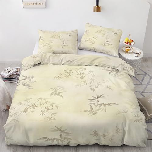 Linge de lit de qualité supérieure housse de couette bambou 200x200 - 2