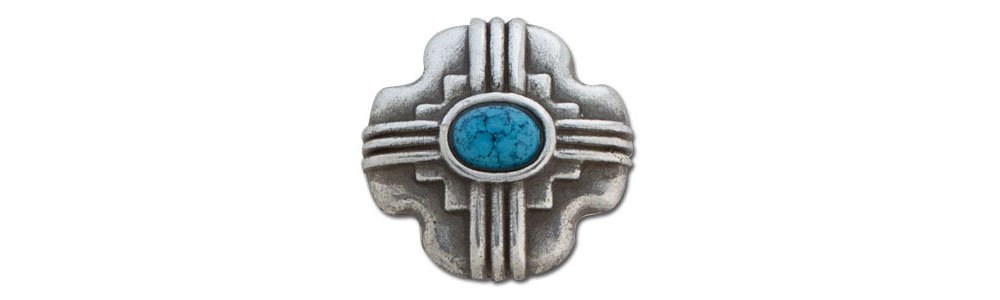 Concho bouton à visser ROND Tomi - 12mm | Deco Cuir
