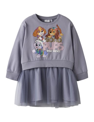 Vestido de punto Paw Patrol para niñas en color gris BRU