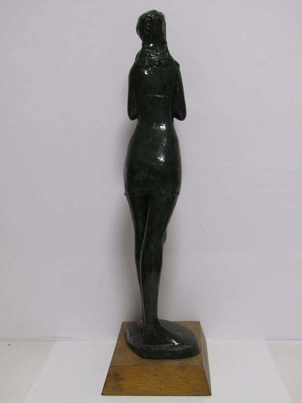 A*s様 象牙風彫刻 女性像　約40cm A*s様 象牙風彫刻 女性像 約40cm