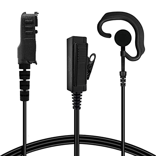 The Comm Guys Professional 1-Wire Privacy Earhook Earpiece Headset, Compatible with Motorola XPR 3300e XPR 3500e DP2400e DP3441e XIR P6600 XIR P6620 and MTP3150 Two Way Radios