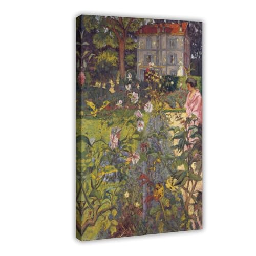 Poster Garden at Vaucresson Vuillard toile déco pour un salon élégant
