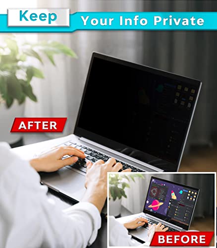 Écran de confidentialité amovible PYS pour ordinateur portable 13,3" anti-reflet