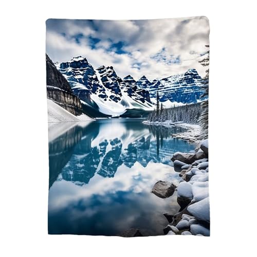 Couverture polaire jeté de canapé grand format pour maison