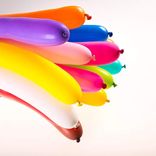 Seddex 200 Pcs Premium Latex Twisting Balloons 260Q Excellent Quality Magic Balloons Assorted Color Long Balloons For Animal Shape Party Decorations #TOP5