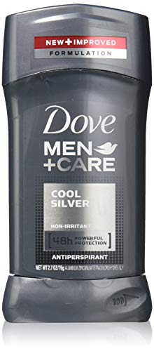 Dove Men + Care Antiperspirant, Cool Silver, 2.7 Ounces each, Pack of 7
