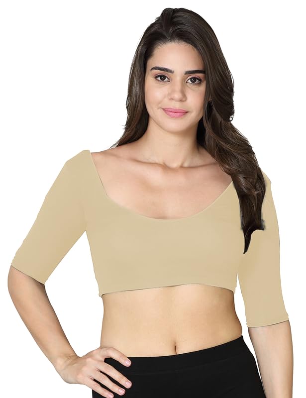 Image of VSTAR Deep Neck Comfy Blouse