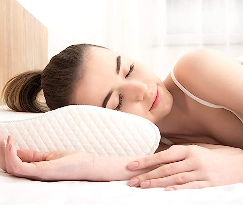 Image of Orthopedic Memory Foam Cervical Neck Pillow for Neck & Shoulder Pain Relief | Contour Support for Spondylitis & Posture | 3-Year Warranty (Butterfly)