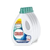 Colon Nenuco - Detergente para lavadora, adecuado para ropa blanca y de color, formato gel - Megapack de 5, hasta 170 dosis