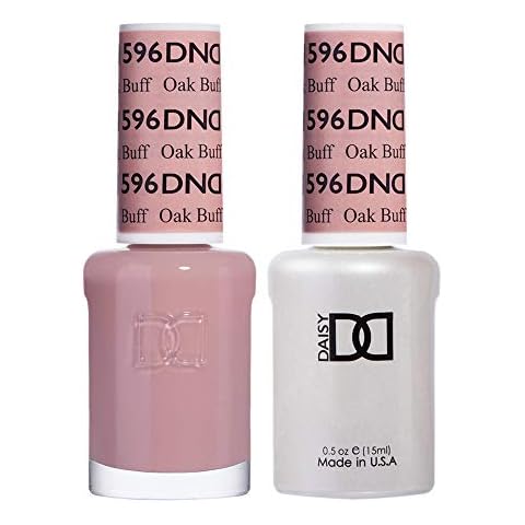 DND Duo Gel & Nail Polish Set - Oak Buff 596-2x15ml Cover