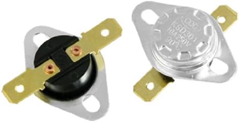 Uxcell 5-Pack KSD301 Ceramic Thermostats - 180°C, 250VAC 10A NC (Normally Closed) - View #10