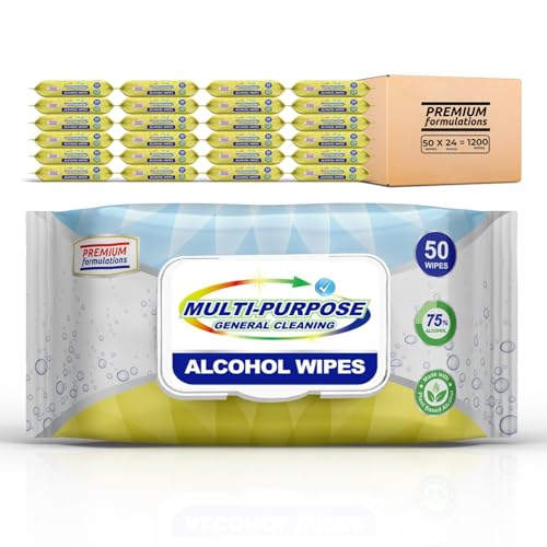Freshnaps Restaurant & Institutional Table Cleaning Wipes – Multi-Purpose, No-Rinse, Streak-Free – 50 Count Pack, Case of 24 (1,200 Wipes Total)