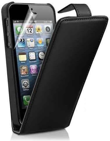 New Quality Apple iPhone 4 4S Black Flip PU Leather Case Cover For Apple iPhone 4 4S