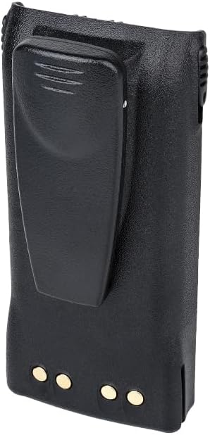 Back view of Arrowmax battery with heavy-duty spring belt clip