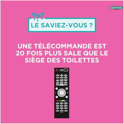 Lingettes usages Désinfectantes Eucalyptus Sanytol Le Paquet De 72 Lingettes - vue 6