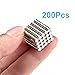 200Pcs Small Magnets, 3x2 mm Mini Tiny Round Magnets, Micro Magnets for Crafts, Miniatures, Refrigerator, Whiteboard