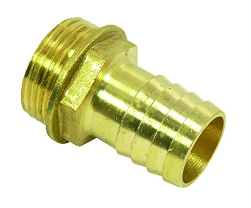 Preisvergleich Produktbild Yacht Steel Schlauchanschluss - Außengewinde, Messing, 1 / 2", 13mm