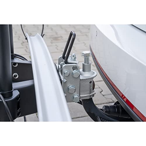 cartrend Bagażnik rowerowy aluminiowy Active, pasuje do 2 rowerów, bagażnik rowerowy, bagażnik samochodowy, czarno-srebrny